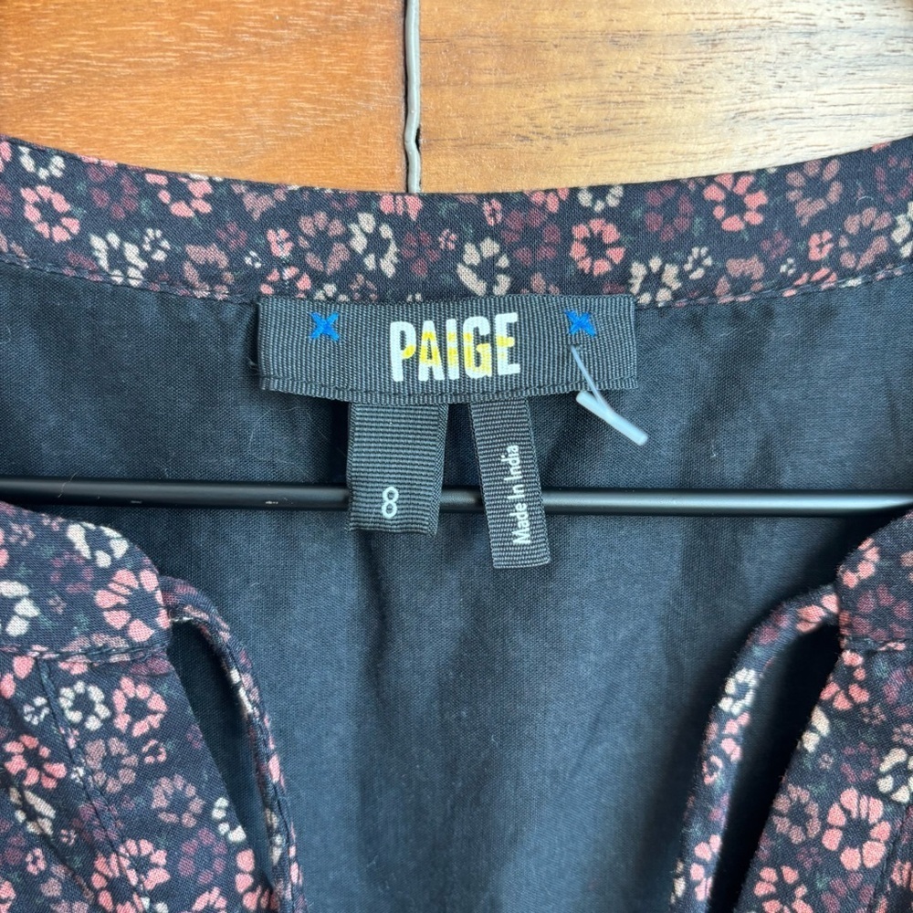 PAIGE Siera Midi Dress, Size 8 - Picture 9 of 15